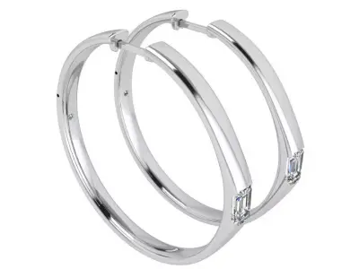 Hoop Earring 3778 3D print model