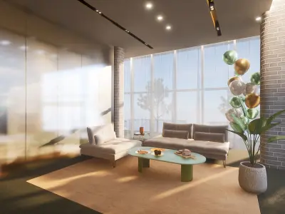 Celebration Event Place - Cafe B 3D model