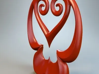 Abstract Figure 3D model 5