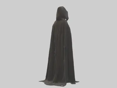Cloak Model 1 Low-poly 3D model