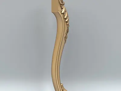 Furniture leg 014 3D model