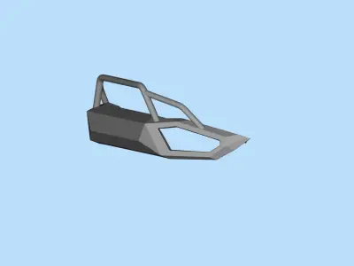 Printable STL Front Bumper Bullbar KITS Free 3D print model