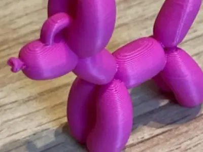 3D Balloon Dog Keychain - Dog Lover Gift for 3D print model