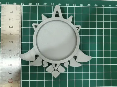 Mondstadt Vision Set - Genshin Impact - Vision Frame and 7 Stone 3D print model