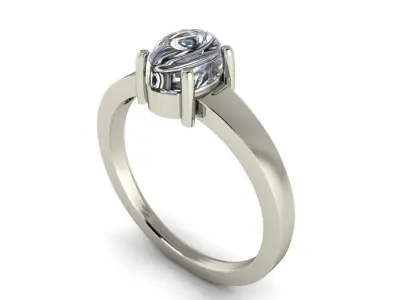 Women ring 3dm stl render detail 3D print model 18