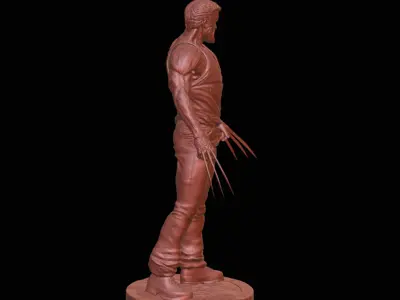 Logan Wolverine 2017 Movie figurine 3D print model