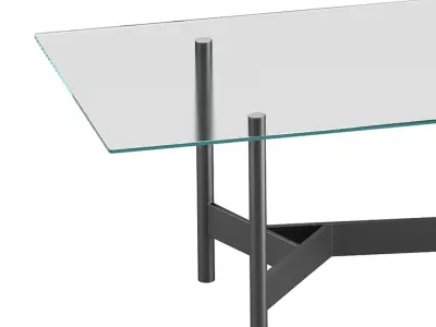 Agos Table - Fiam 3D model
