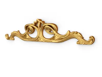 Classic carved decor ornament 360 3D model