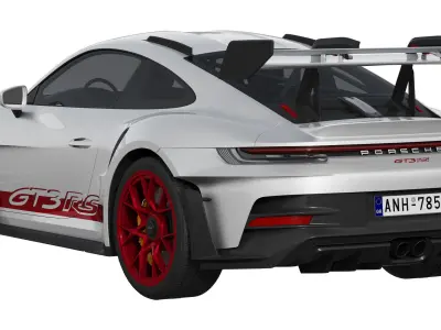 Porsche 911 GT3 RS 2022 3D model