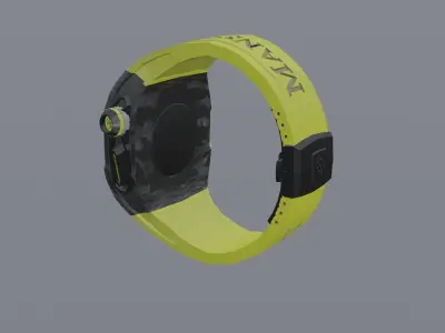 Mansory Apple Watch case Low-poly 3D model