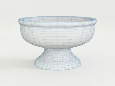 Ceramic Grunge vase 3D model