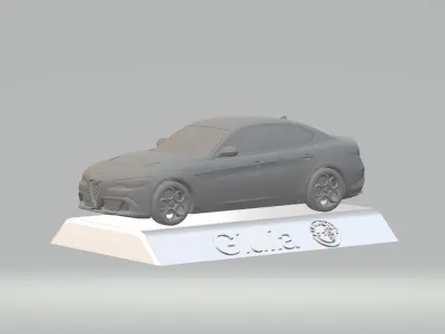 ALFA ROMEO GIULIA CAR 3D PRINTING STL FILE 3D print model
