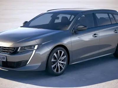 Peugeot 508 SW 2019 3D model