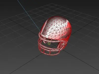 Helmet football Free 3D model