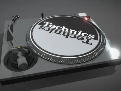 Technics MK2 Turntable 3D model