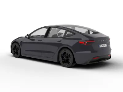Tesla Model 3 Perfomance 2025 3d model 3D model