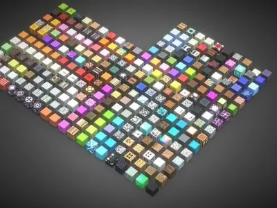 Minecraft - All about Blocks--Full Volume Texture