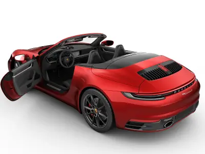Porsche 911 992 Cabriolet 2019 3D model