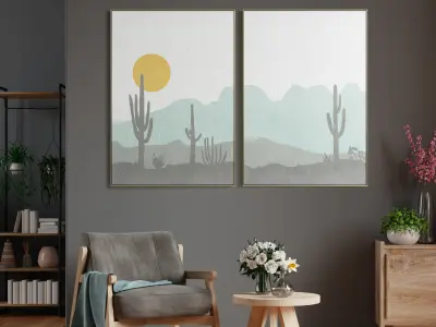 Photo Frame 236 Low-poly 3D model