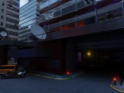 Super large cyberpunk city 3D model