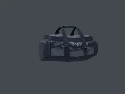 Sport bag Low-poly 3D model