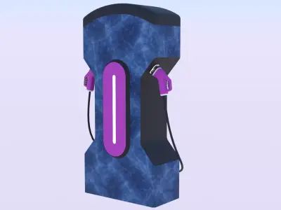 EV charger XXIX PBR 3D model