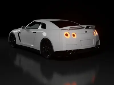 Nissan GTR R-35 2013  3D model