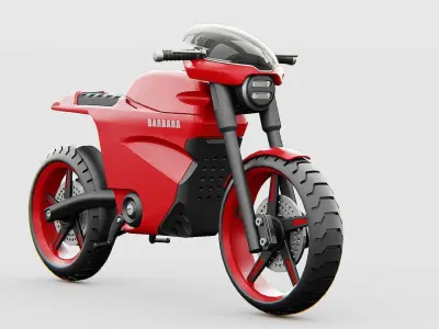 CONCEPT BIIKE  C-2000   RIGGED 3D model