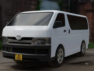 toyota hiace 3D model