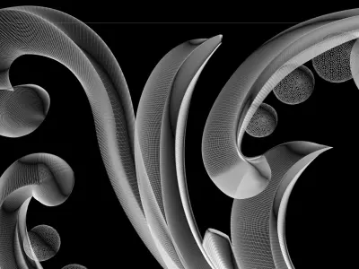 3d stl model radiator grill for CNC router 3D print model