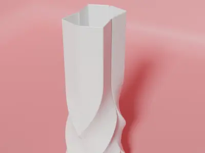 Stylized Vase  Low-poly 3D model