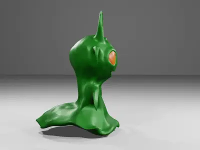 Alian charater 3D model