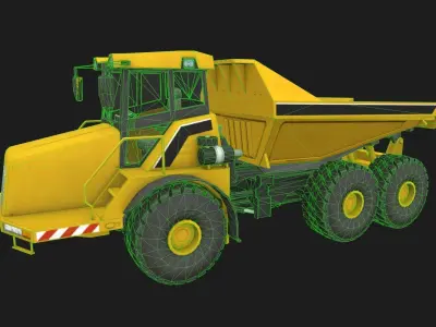 Truck M Low-poly 3D model