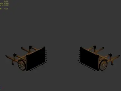 Game Weapons of War - Tank 03 3D model