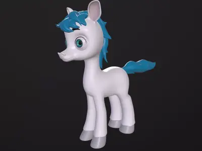 Little Pony Cartoon 3D model