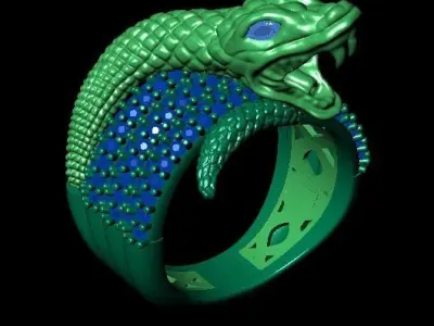 snake ring  3D print model