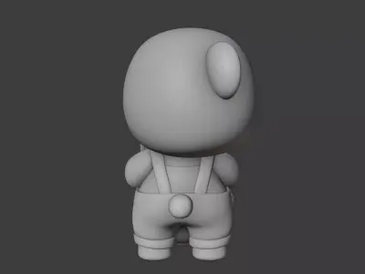 Valentine BEAR 136 3D print model