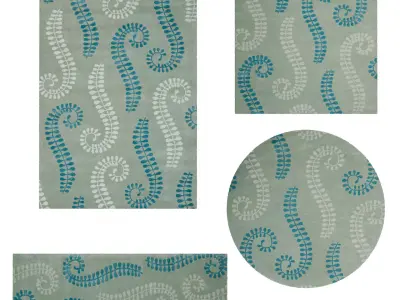 Rugs No 219 Low-poly 3D model