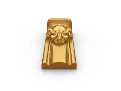 Classic decor ornament carved 11 3D model