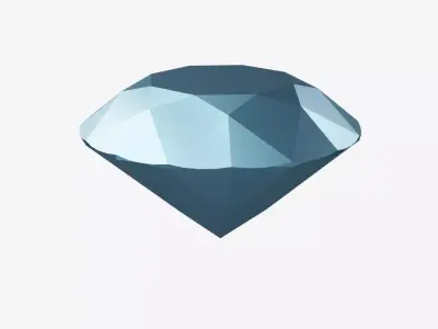 Diamond 3D Model Free low-poly 3D model