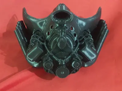 hotrod V8 facemask 3D print model