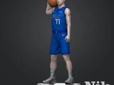 Luka Doncic 3D Printable 3D print model
