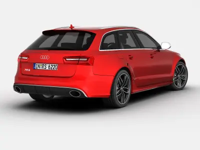 Audi RS6 Avant 2014 3D model