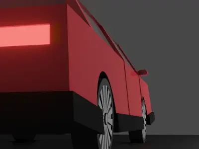 Car Low Poly 3D model purchase