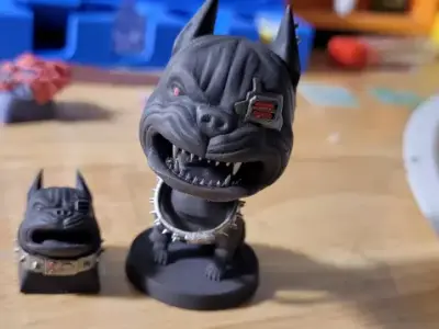 V Bulldog Bobblehead 3D print model