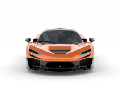 McLaren W1 2025 3d Model 3D model