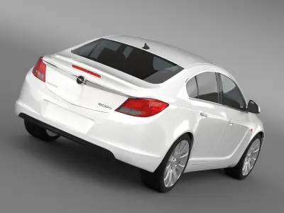 Opel Insignia ECOFlex 2008-13 3D model