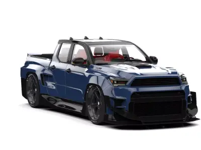 Toyota Tacoma 2024 kit Drift  Low-poly 3D model