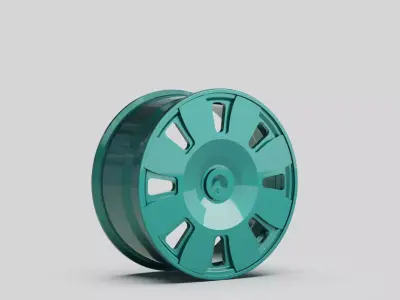 wheel rims car tuning garage  3D model