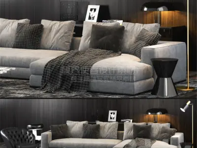 Sofa 310 items Model  3D model